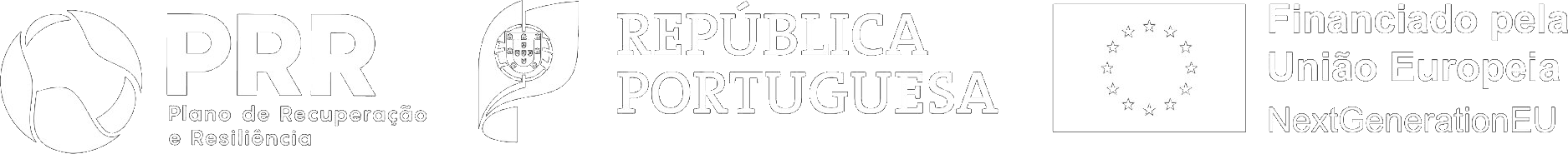 PRR — República Portuguesa — Financiado pela União Europeia, NextGenerationEU